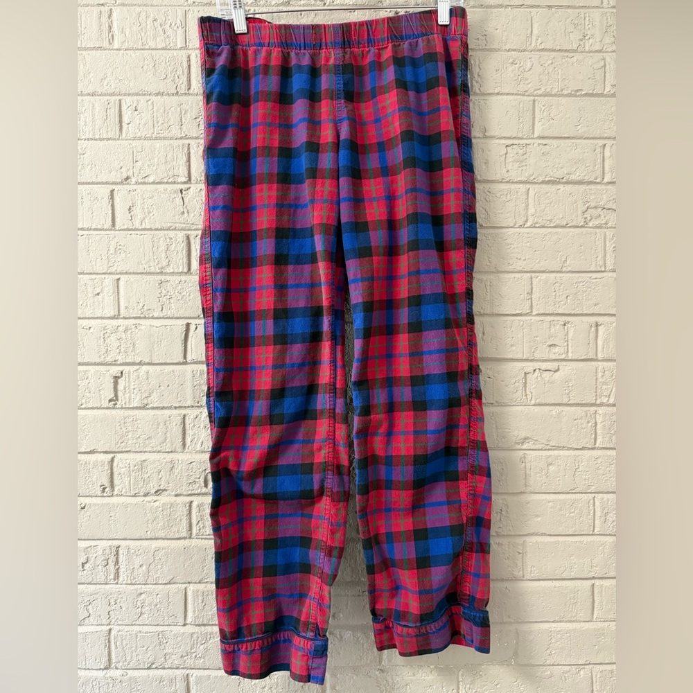 J. Crew Plaid Red and Blue Pajama Pants. Small. GUC. 100% Cotron